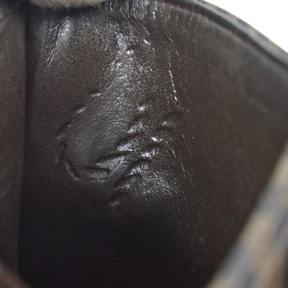 Fendi Brown Pequin Pochette Shoulder Bag AK38037c - Picture 10 of 12